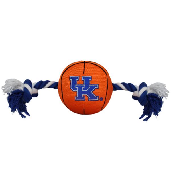 Pets First KY-3105 University of Kentucky Wildcats Nylon Basketball Rope Pet Toy