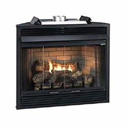 Empire BVD34FP70LN 34 in. Louver B-Vent Fireplace&#44; Natural Gas