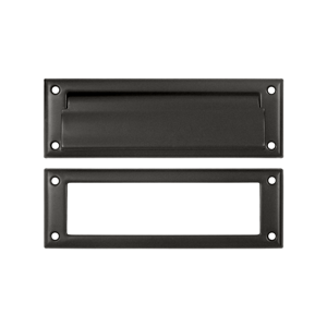 Deltana MS626U10B 8.87 in. Mail Slot with Interior Frame, Oil Rubbed Bronze - Solid