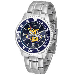 Suntyme Suntime Marquette Golden Eagles Competitor Steel AnoChrome Color Bezel Mens Watch
