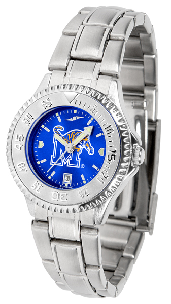 Suntyme Suntime ST-CO3-MET-COMPLM-A Memphis Tigers-Ladies Competitor Steel AnoChrome Watch