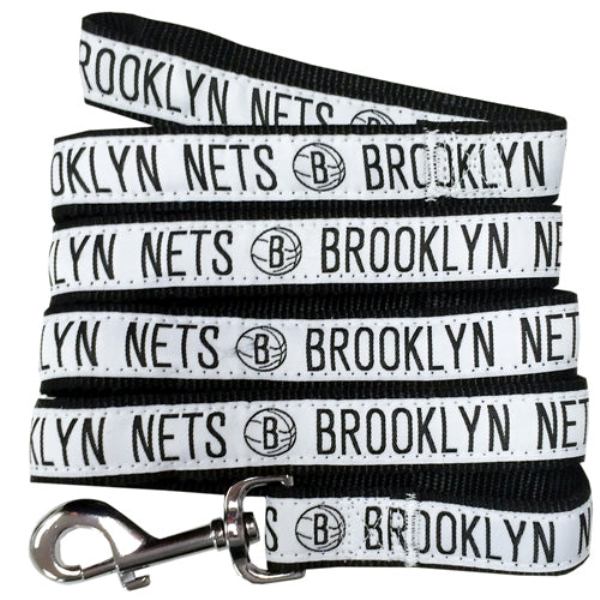 Pets First NET-3031-LG Brooklyn Nets Leash for Pets&#44; Large
