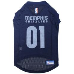 Pets First GRZ-4047-MD Memphis Grizzlies Basketball Mesh Jersey for Pets&#44; Medium