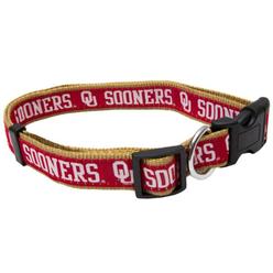 Pets First OK-3036-SM Oklahoma Sooners Collar for Pets&#44; Small