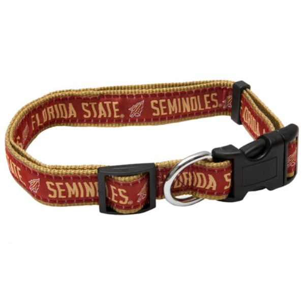 Pets First FSU-3036-SM Florida State Seminoles Collar for Pets&#44; Small