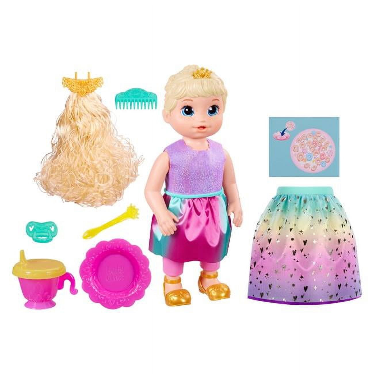 Hasbro HSBF5209 18 in. Baby Alive Princess Ellie Grows Up Doll&#44; Assorted Color - Set of 2