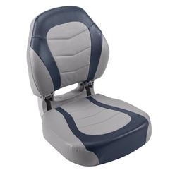 Wise 3156-900 22 x 18 x 18.75 in. Torsa Pro-Angler 2 Folding Boat Seat&#44; Marble & Midnight