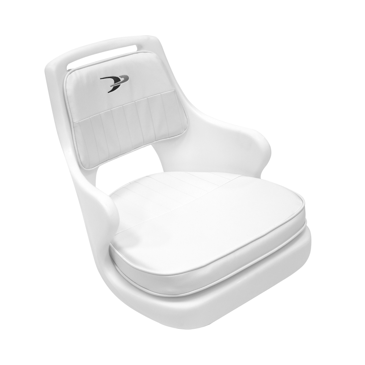 Wise 8WD015-3-710 Standard Pilot Chair with Cushions, White