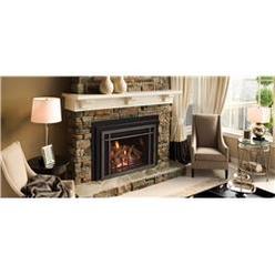 Sierra Flame INS-FM-34 34 in. Insert Direct Vent Gas Fireplace with Dual Steel Surround
