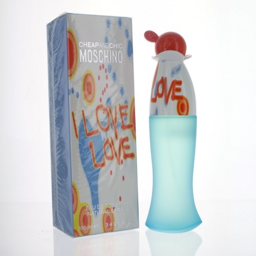 I oz Eau Spray De Love Toilette WILOVELOVE3.4EDTSPR Love Women 3.4 Moschino for