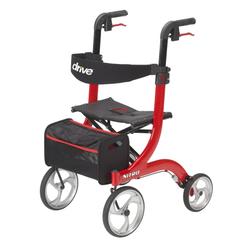 Drive Medical Design & Manufacturing Drive Medical rtl10266 Nitro Euro Style Red Rollator Walker