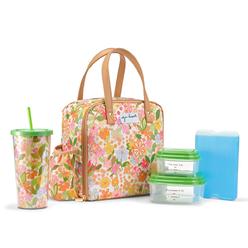 Fit & Fresh 2950ALJSC3035 Artist Collection Deluxe Lunch Kit&#44; Multicolor Floral