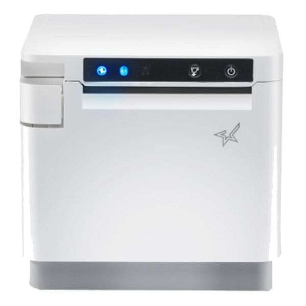 Star Micronics 39654410 MC-Print3 MCP31LBi NH WT US Desktop Direct Thermal Printer&#44; White
