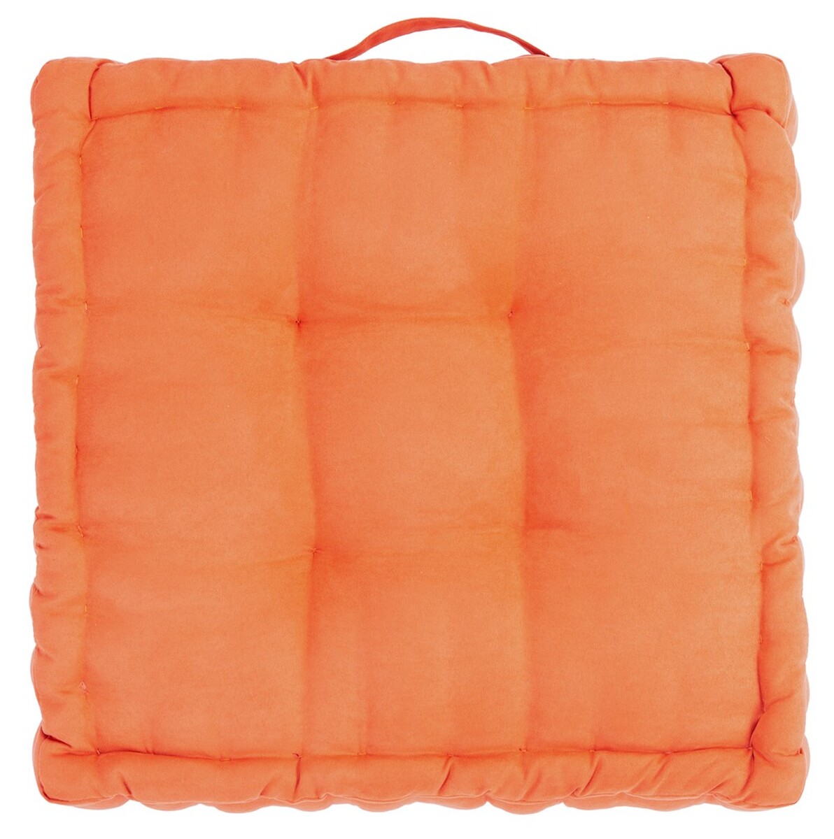 Safavieh FLP1002D 18 x 18 x 5 in. Gardenia Orange Floor Pillow