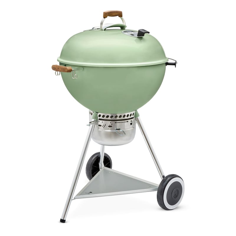 WEBER-STEPHEN PRODUCTS 103478 22 in. 70th Anniversary Edition Kettle Charcoal Grill&#44; Green