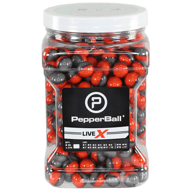 PepperBall PPB-104-81-0375 Live-X Pava Powder Round Projectiles - 375 Count