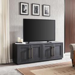 Hudson & Canal Hudson&Canal Tillman Rectangular TV Stand for TV's up to 80" in Charcoal Gray