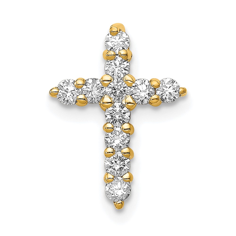 Quality Gold PM4950-033-Y 14K Yellow Gold Diamond Cross Pendant Mounting