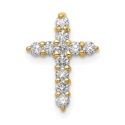 Quality Gold PM4950-033-Y 14K Yellow Gold Diamond Cross Pendant Mounting