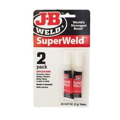 JB Weld 33102 0.07 oz SuperWeld Glue&#44; Pack of 2