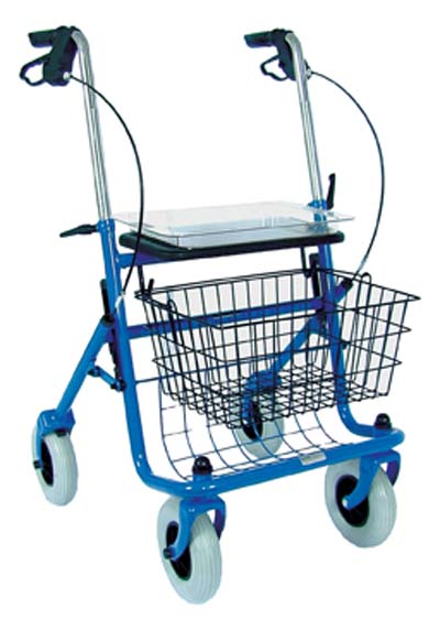 Duromed 501-1013-0100 Traditional Steel Rollator - Blue