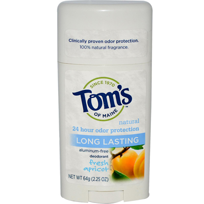 Tom's of Maine Toms Of Maine 0585596 Natural Long-Lasting Deodorant Stick Apricot - 2.25 oz