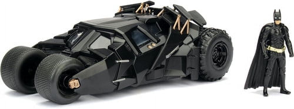 Jada Toys JADA 2008 "The Dark Knight" Tumbler Batmobile with Batman Diecast Figurine 1/24 Diecast Model Car by Jada