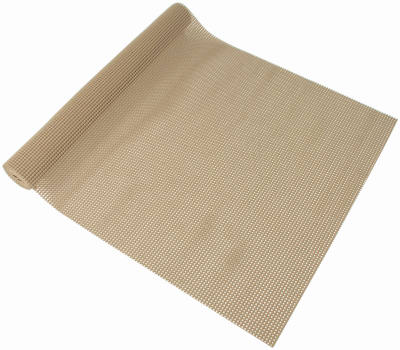 KITTRICH 05F-C7K59-06 Beaded Taupe Grip Shelf Liner - 18 in. x 5 ft.