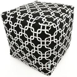 Majestic Home Goods Majestic Home Black Links Small Cube