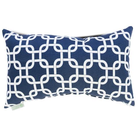 Majestic Home Goods Majestic Home Navy Blue Links Small Pillow