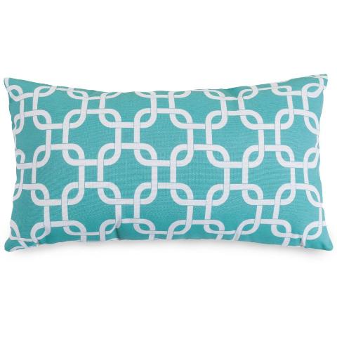 Majestic Home Goods Majestic Home Teal Links Small Pillow