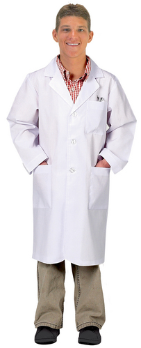 Aeromax LAB-ADULT-LRG Adult Lab Coat  .75 Length  size LRG