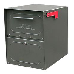 Architectural Mailboxes 6200Z-10 Oasis Jr. Curbside Locking Mailbox 15x11.5x18 Inch - Graphite Bronze
