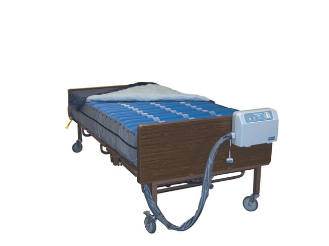 Drive Medical Design & Manufacturing Drive Medical 14030 med Aire Bariatric 10 Inch Mattress and Pump Replacement System with APP and Pressure Alarm Bariatric Low Ai