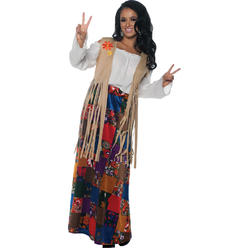 UNDERWRAPS UR29198 Adult Hippie Fringed Vest Womens Costume