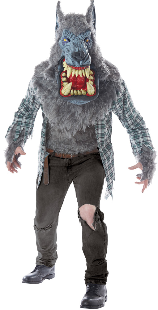 California Costumes CC01426LXL Adult Monster Wolf Costume - Large & Extra Large