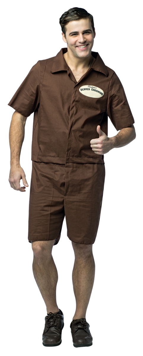 Morris Costumes GC7247 Mr. Cooter-Beaver Grooming Jumpsuit Costume