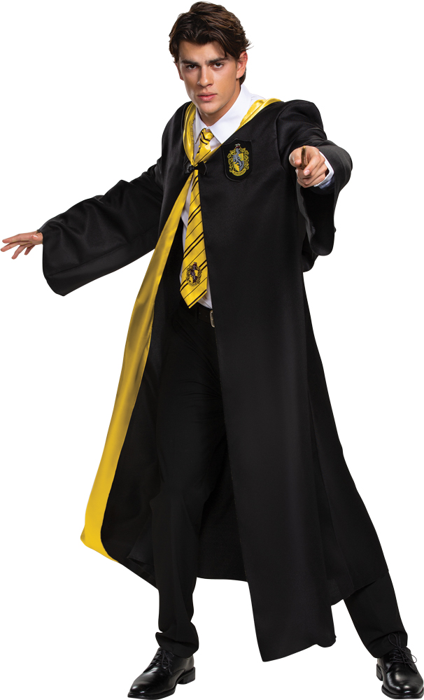 Dispguise Disguise DG107989D Mens Adult Hufflepuff Deluxe Robe - Extra Large - 42-46