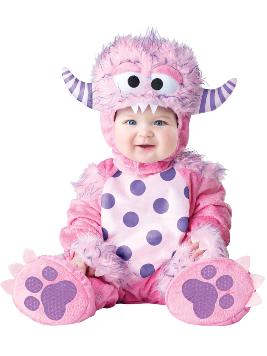 Morris Costumes Morris IC6068TS Baby Girls Lil Monster Costume&#44; Pink - Medium