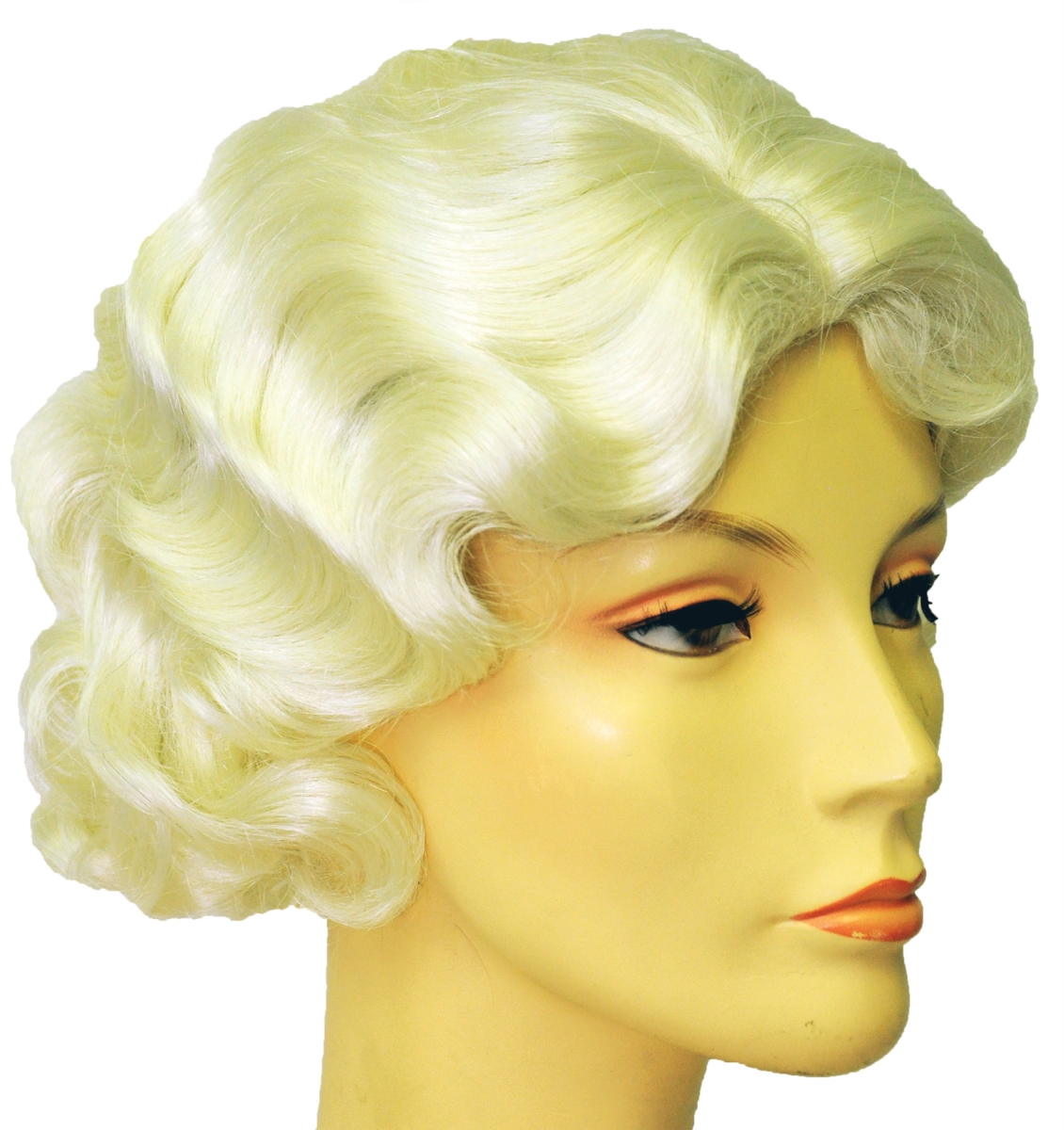 Morris Costumes Morris LW535LTBL Marilyn Discount Wig - No.613A Extra Light Blonde