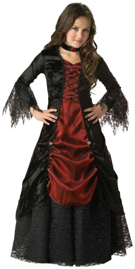 Costumes For All Occasions Ic7002Md Gothic Vampira Child Size 6