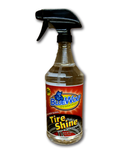Blue Wolf Sales & Service BWTDQ High Gloss Tire Dressing Spry Bottle - 32 oz