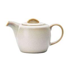 Oneida L6753066860 14 oz Rustic Sama Porcelain Teapot  Beige