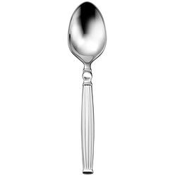 Oneida T061SDEF 7.125 in. Colosseum Stainless Steel Extra Heavy Weight Oval Bowl Soup &amp; Dessert Spoon  Silver