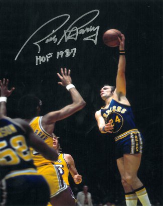 AMD CTBL-012759 Rick Barry Signed Golden State Warriors Photo HOF 1987 - Hookshot - 16 x 20