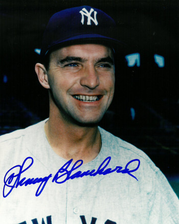 AMD CTBL-016695 Johnny Blanchard Signed New York Yankees Photo - Deceased - Close Up - 8 x 10