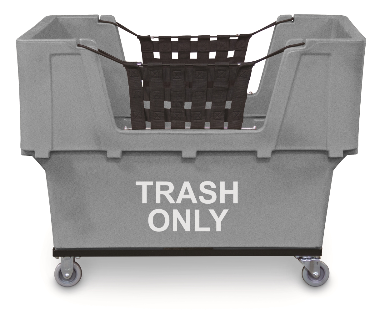 UNITED VISUAL PRODUCTS N1017261-GRANIT-TRASH Granite Trash Only Imprinted Plastic Basket Truck