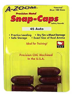 A-Zoom 15115 Snap Caps 45 Auto ACP - 5 Pack
