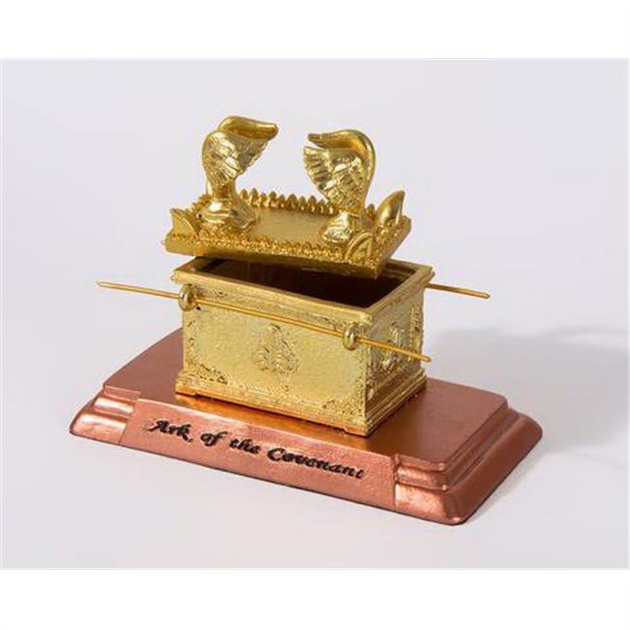 Holy Land Gifts 154031 No. 7523 Ark of The Covenant with Sacred Elements Desktop Set - Small