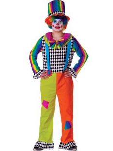 Kid All over again Jolly The Clown Costume For Men Medium
